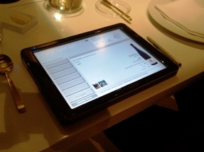 Tablet PC at Mon Vínic