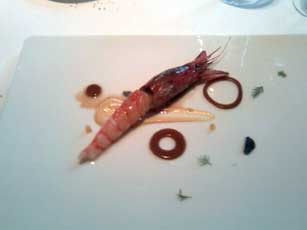 Gamba al vapor d'amontillado