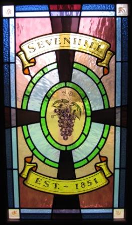 Sevenhill stained glass window